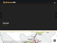 Tablet Screenshot of jpautoceste.ba